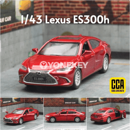 Lexus ES300h 1:43 metal modeli, açylýan gapyly, kolleksiýa üçin