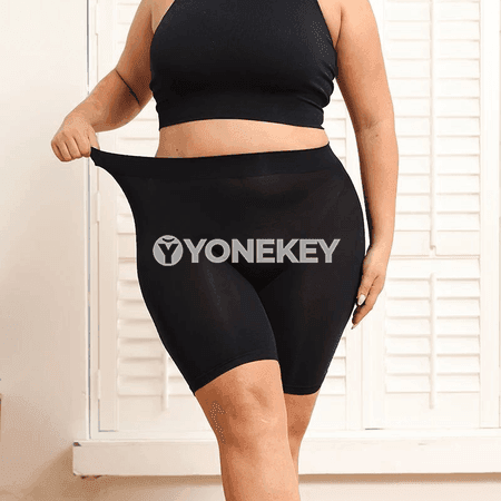 Zenanlar üçin ýokary belli beden şekillendiriji içki balak, plus size