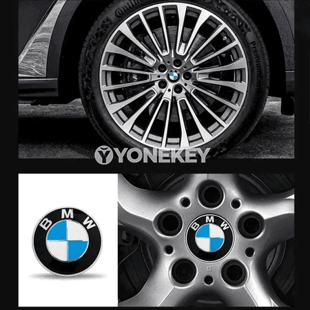 BMW üçin 56/60 mm suw geçirmeýän tigir merkezi nyşan stikeri