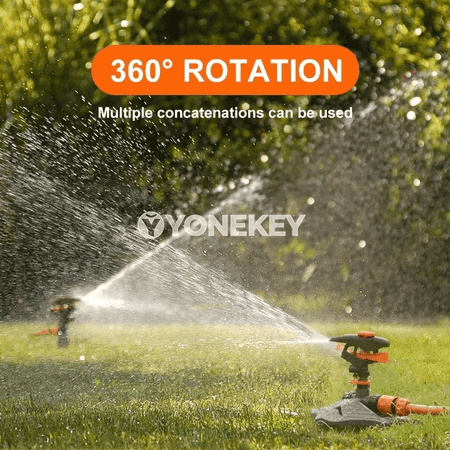 360° aýlanýan bag suwarma spreýeri, gazon we ösümlikler üçin