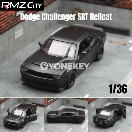Dodge Challenger SRT 1:36 metal modeli, kolleksiýa üçin