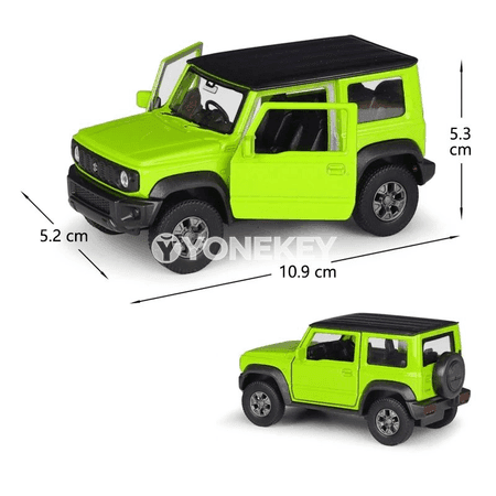 Suzuki Jimny 1:36 metal oýunjak awtoulag, ýaşyl