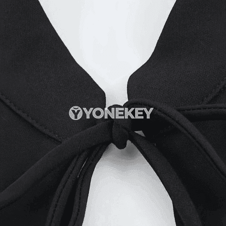Zenanlar üçin tomusky ýeňsiz mini köýnek, inçe laýyklyk, halter boýun