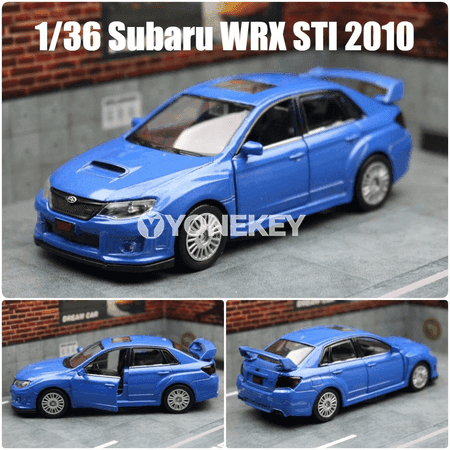 Subaru Impreza WRX STI 1:36 metal maşyn modeli