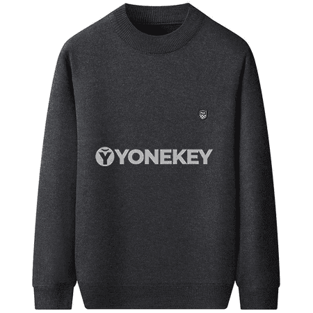 Erkekler üçin ýyly trikotaž switer, döwrebap gündelik stil
