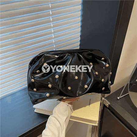 Zenanlar üçin ýönekeý döwrebap clutch sumka, PU deri