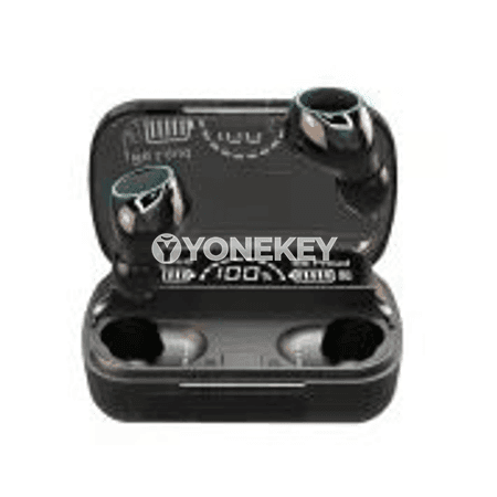 M30 TWS Bluetooth gulaklyklar, su geçirmeýän, mikrofonly, ses basyşy azaldyşly