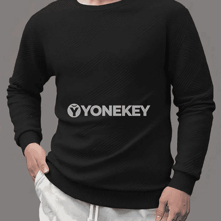 Erkekler üçin ýaz-güýz uzyn ýeňli ýeňil sweatshirt