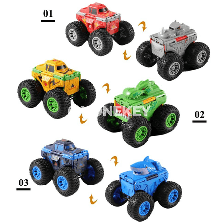 Iki taraply monster awtoulagly çekip-itermek oýunjak maşyny