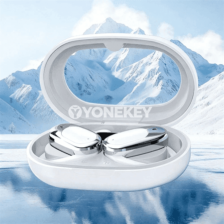 Bluetooth simsiz sport nausnikler, gulak asgyrly, LED displeýli