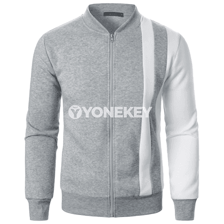 Erkekler üçin döwrebap ziperli sport penjek, ýeňli gündelik blazer