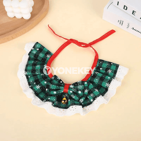 Täze Täze ýyl pişik ýakasy jaňly — ownuk itler üçin ýumşak bandana