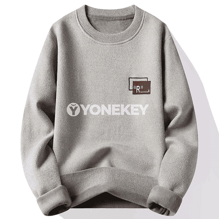 Erkekler üçin ýyly fleesli gündelik switer, sypaýy stil