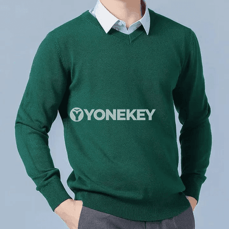 Erkekler üçin ýyly kaşmir switer, güýz-gyş görnüşi
