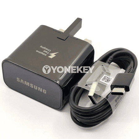 Samsung üçin 15W UK zarýad beriji adapter, Type-C kabel bilen