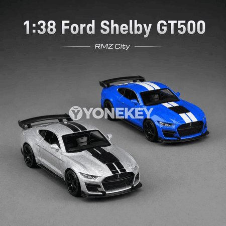 1:38 Ford Mustang Shelby GT500 model maşyny, kolleksiýa üçin