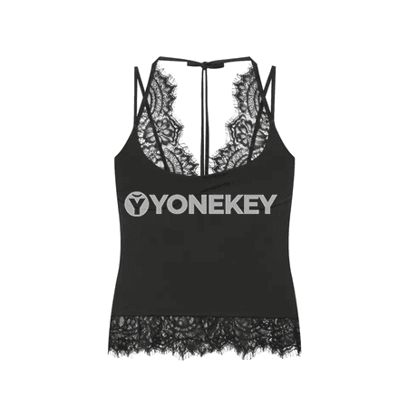 Zenanlar üçin dantelli halter top, tomusky moda görnüşi
