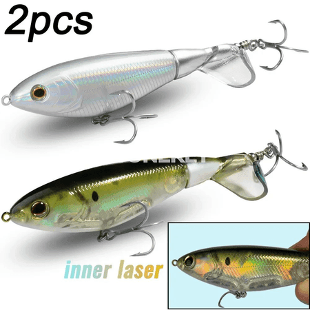 2 sany propeller balyk çeňňegi, 20/27 g, güýçli çeňňekli