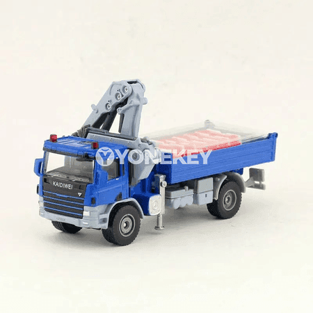 1:50 kranly ýük maşyny diecast metal model oýunjak