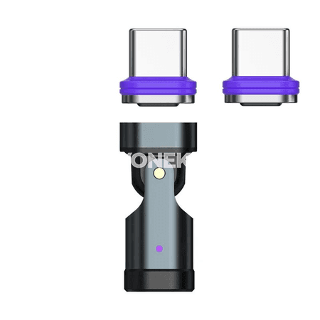 NNBILI 16 pin magnit USB-C adapter, PD 240W çalt zarýad we maglumat geçiriş