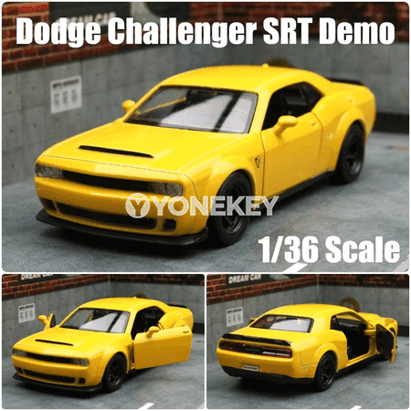 Dodge Challenger SRT 1:36 metal modeli, kolleksiýa üçin