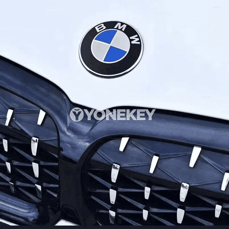 BMW ulagyon belgisi 74/82 mm – kapot we bagaj üçin emblem