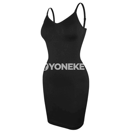 Zenanlar üçin V boýun shapewear köýnek asty, garyn we ýan bölekleri üçin