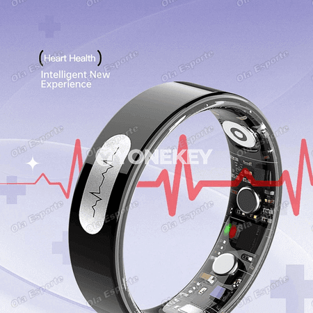 AI ECG smart halka: ýürek urşy, basyş we beden ýylylygy gözegçiligi