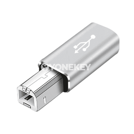 Type-C — USB-B adapter, MacBook we saz gurallary üçin