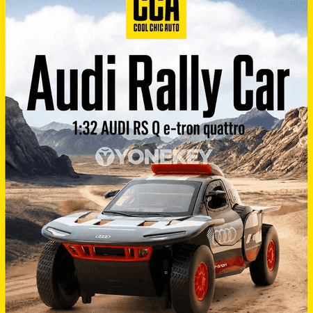 1:32 Audi RS Q e-tron metal mini awtoulag modeli