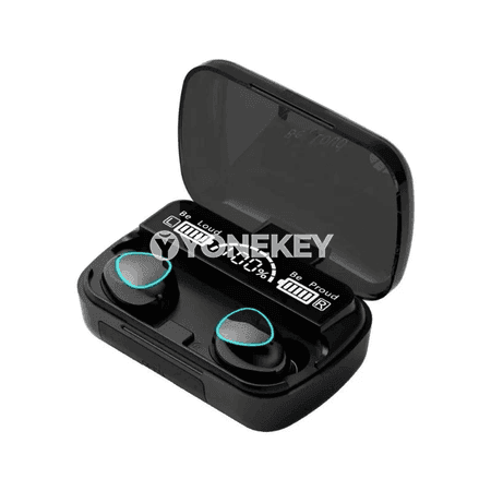 M10 simsiz Bluetooth naýnikler, sport üçin mikrofonly TWS