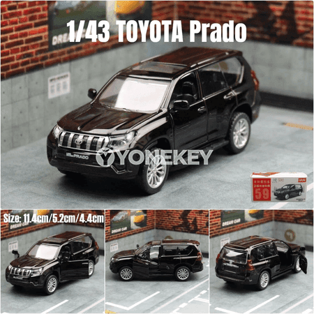 Toyota Land Cruiser Prado 1:43 metal model awtoulag oýunjagy