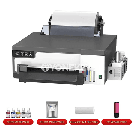 A4 DTF printeri Epson XP600, mata we futbolka üçin çap enjamy