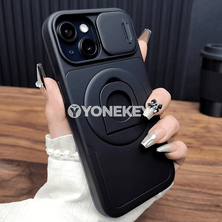iPhone üçin magnitli halkaly gorag örtük, kamera goragly