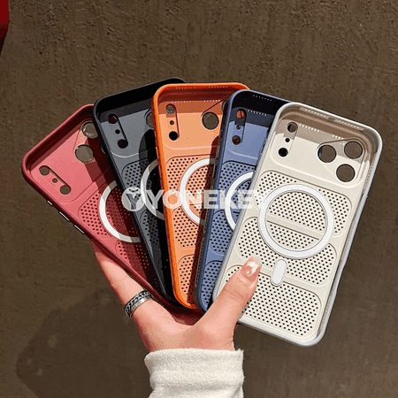 iPhone üçin Magsafe magnitli, ýylylygy çykaryjy gorag gap