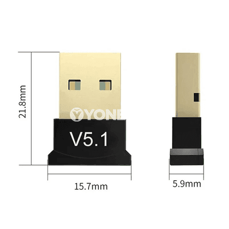 Mini USB Bluetooth 5.1 adapter — kompýuter, noutbuk we enjamlar üçin