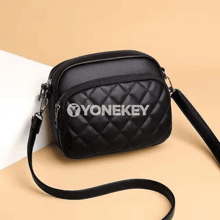 Zenanlar üçin ownuk telefon sumkasy, PU deri, zipperli