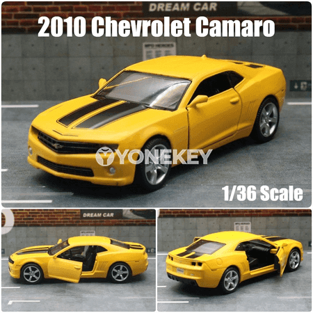 Chevrolet Camaro 1:36 metal modeli, çekilýän oýnawaç awtoulag