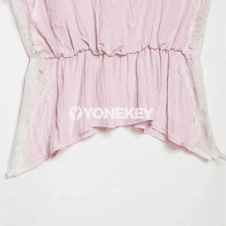 Zenanlar üçin dantelli ýeňil camisole top, tomusky täze görnüş