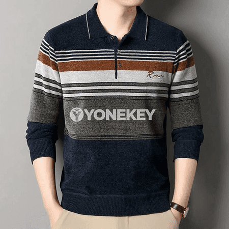 Erkekleriň gyş üçin ýyly zamşakly boýunly switeri, fermuarly