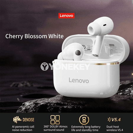 Lenovo XT53 TWS simsiz Bluetooth oýun nauşnikleri, stereo