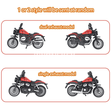 Mini motosikl modeli, çagalar üçin metal kolleksiýa oýnajygy, sowgat