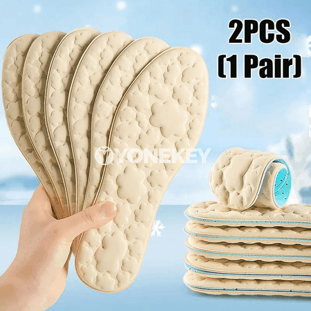 Aýakgap üçin 1 jübüt massajly memory foam içki goýulýanlar
