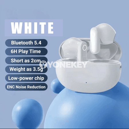 CHUBAN Mini simsiz Bluetooth nauşnikler, ses azaltma, 2025