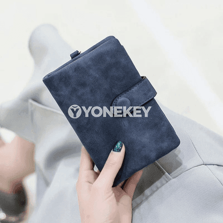 Zenanlar üçin döwrebap tri-fold pul gapjygy, telefonly kiçi sumka