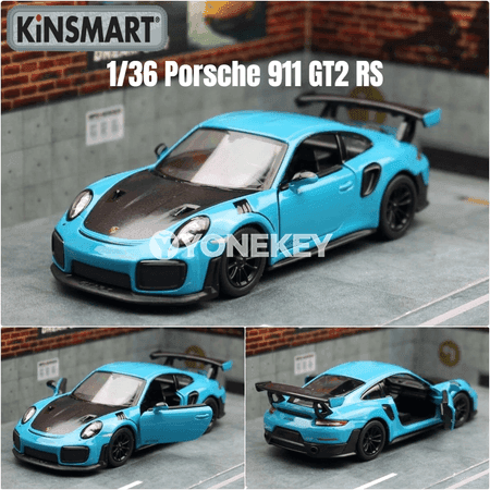 KiNSMART Porsche 911 GT2 RS 1:36 metal model awtoulag oýunjak