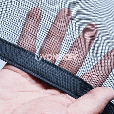 Penjire üçin çybyn tor perdäsi, Velkroly gara inçe tor