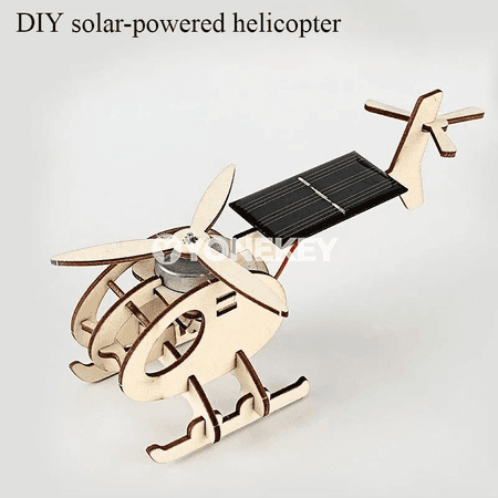 Gün energiýasy bilen işleýän dikuçar modeli, DIY ýygnalýan oýunjak