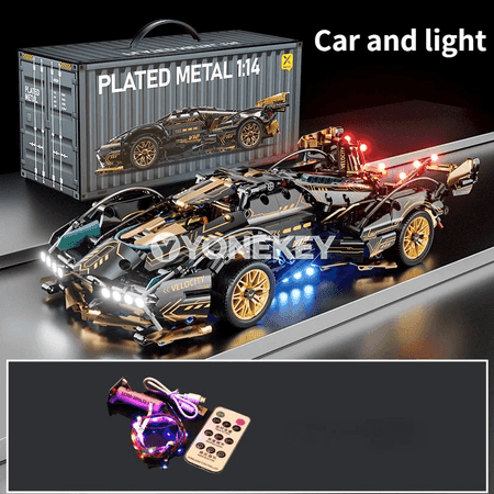 V12 Roadster gurluşyk blokly RC awtoulag, 1:14, ýaşlar üçin toplum