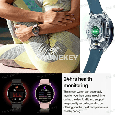 Erkekler we zenanlar üçin Bluetooth jaňly akylly sagat, sport görnüşli